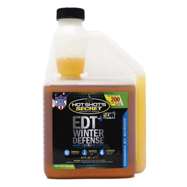 EDTWAG16OZSQF – HOT SHOTS Fuel Additive, Cetane Booster For Diesel Treats Up To 200 Gallons For Premium Dose/ Treats ...